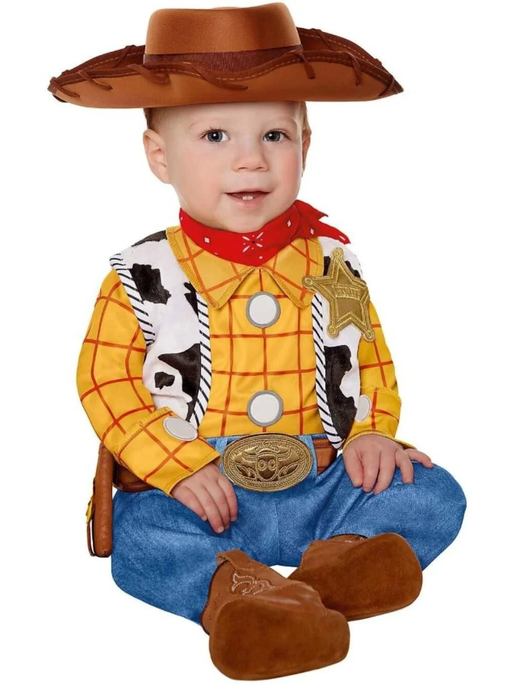 Adorable Baby Woody Costume | Officially Licensed Toy Story Outfit | Cowboy